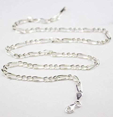 Handcrafted Men's 925 Sterling Silver Chain - Byzantine Design Necklace — 6