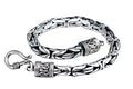 925 Sterling Silver Byzantine Men's Necklace Chain – Durable and Stylish Handmade Design, Ideal for Daily Use and Special Occasions