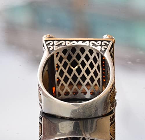 Natural Moonstone Ring - Silver Ring — 8