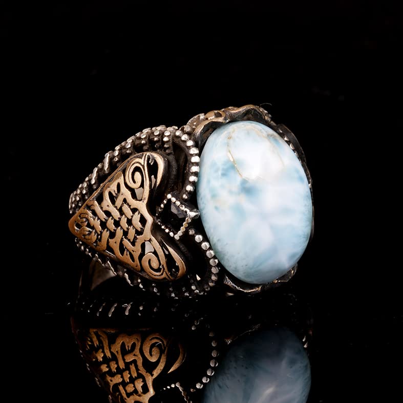 Green Turquoise Stone Ring (Model-2) — 4