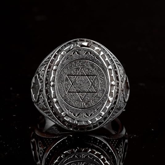 King Solomon Ring, Seal of Solomon Ring, Archangel, Kabbalah, Lemegeton — 4