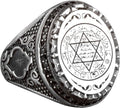 King Solomon Ring, Seal of Solomon Ring, Archangel, Kabbalah, Lemegeton