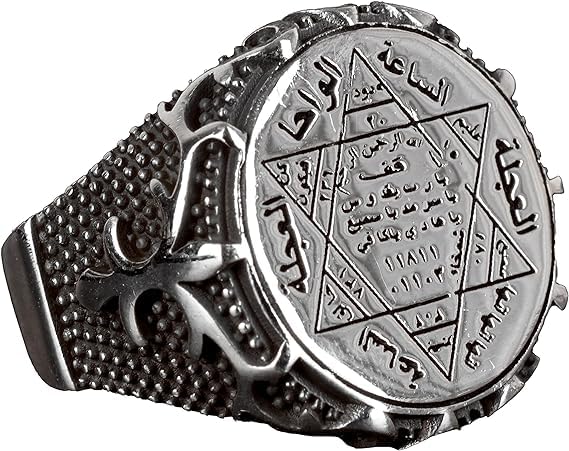 925 Sterling Silver Men's Ring - Star of David (Model-3)