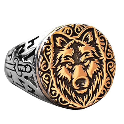 Wolf Head Ring, Silver Wolf Ring, 925 Sterling Silver Men's Ring, Big Ring (Model-2)