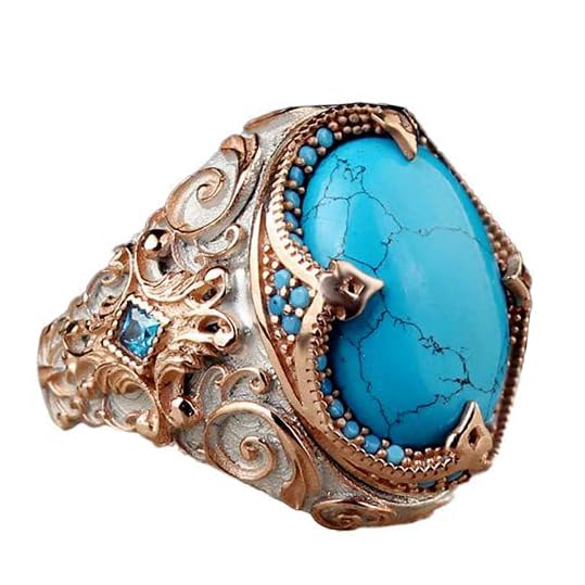 Synthetic Turquoise Stone Ring