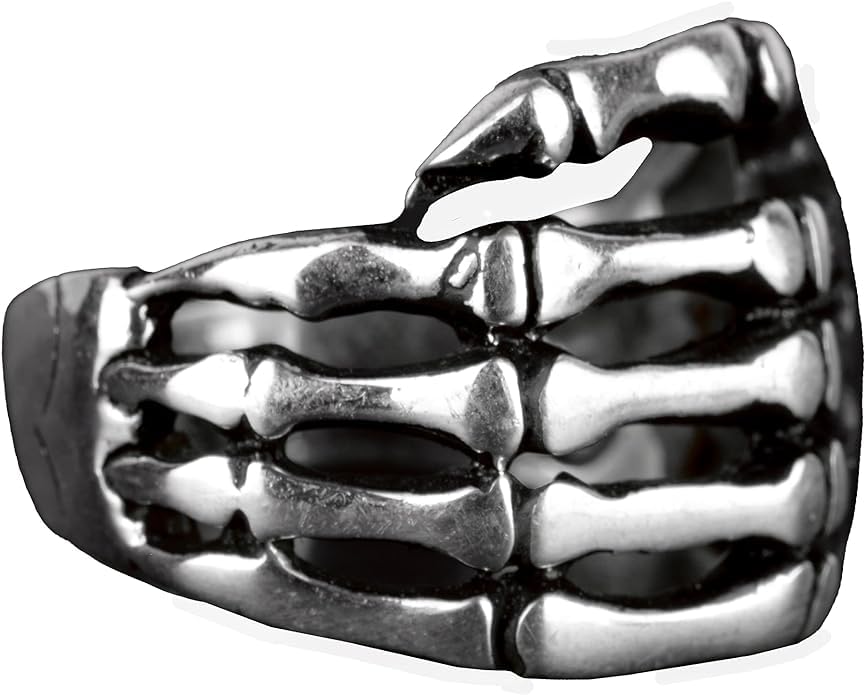 Handmade 925 Sterling Silver Skeleton Ring