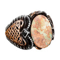 Green Turquoise Stone Ring (Model-3)