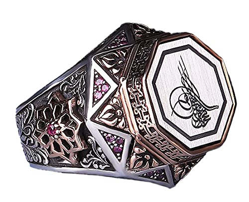 KAMBO Ottoman Emblem Men's 925 Sterling Silver Ring