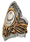 Archer Ring, Thumb Ring, Silver Men's Byzantine Ring