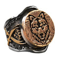 Wolf Head Ring, Silver Wolf Ring, 925 Sterling Silver Men's Ring, Big Ring