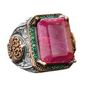 Natural Ruby Stone Ring (Model-3)