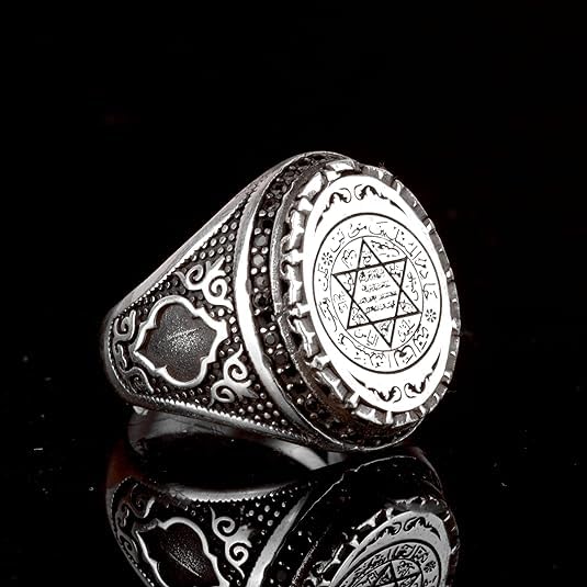 King Solomon Ring, Seal of Solomon Ring, Archangel, Kabbalah, Lemegeton — 5