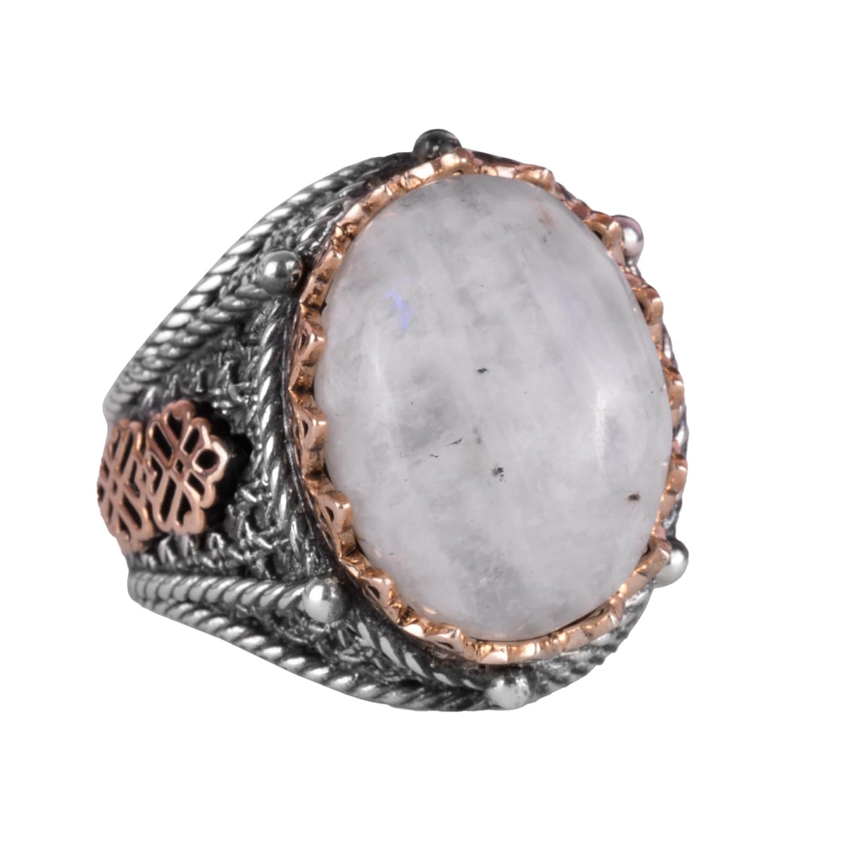 Natural Moonstone Gemstone Ring