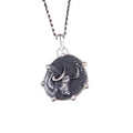 925 Sterling Silver Design Pendant - Zodiac Sign Necklace - Handmade Necklace (Taurus)