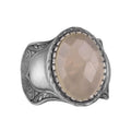 Natural Stone Ring, 925 Sterling Silver Ring, (Lemon Topaz)