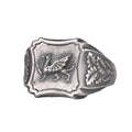 KAMBO Dragon Designed 925 Sterling Silver Men's Ring – Handmade Vintage Style Legendary Ring