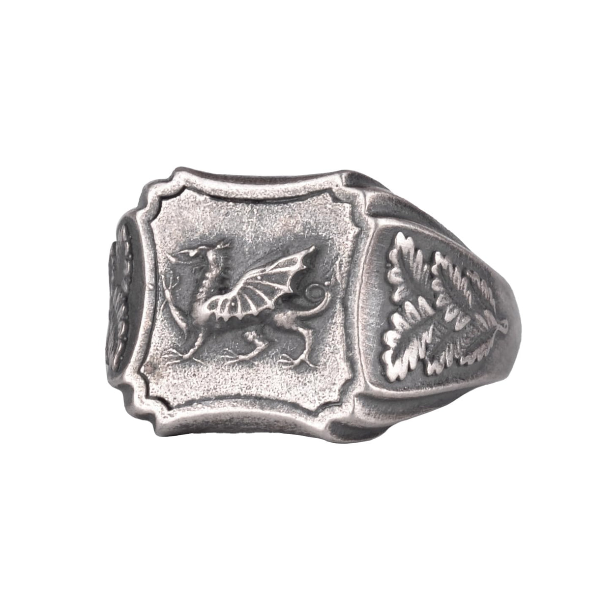 KAMBO Dragon Designed 925 Sterling Silver Men's Ring – Handmade Vintage Style Legendary Ring