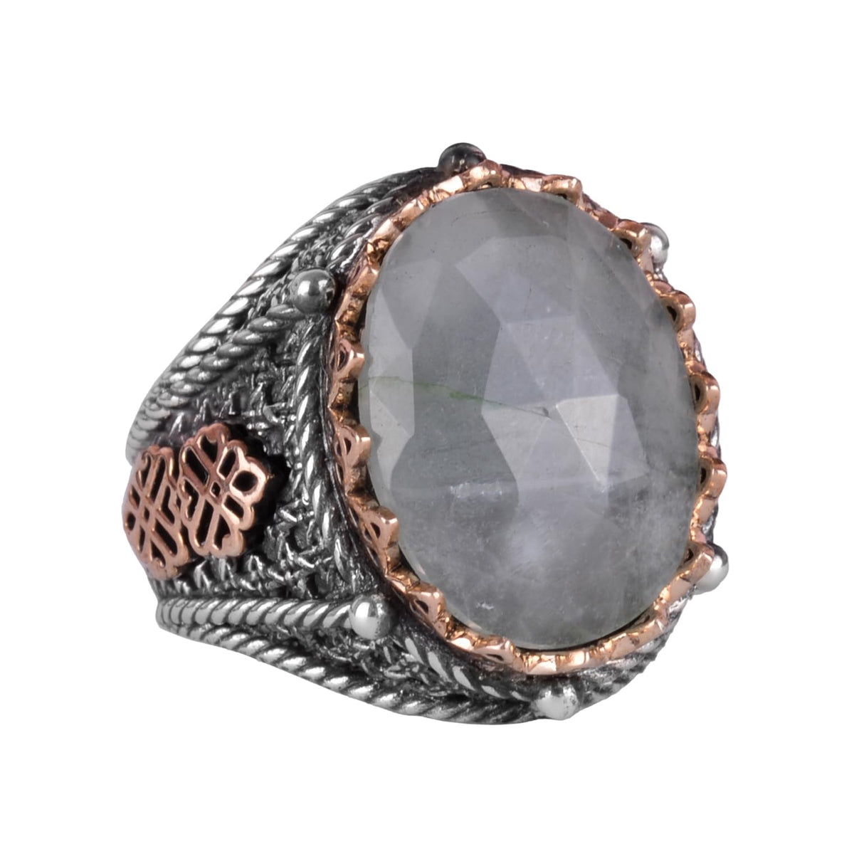 Natural Aquamarine Stone Ring (Model-2)
