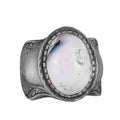 Dendrite Agate Men's Ring, 925 Sterling Silver Ring