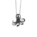 Kambo 925 Sterling Silver Unisex Necklace, Octopus Necklace with Chain