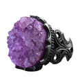Drusy Quartz Stone Ring