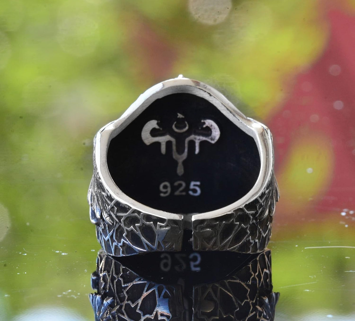 Adjustable Winged Eagle Ring - 925 Sterling Silver — 5