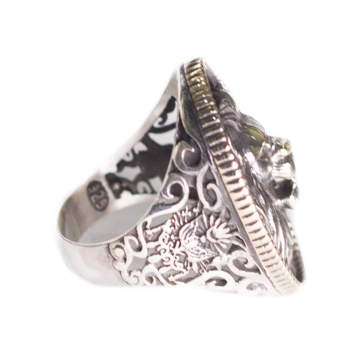 Men's 925 Sterling Silver Lion Ring – King of Animals Statement Jewelry — 3