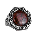 Natural Pietersite Stone Ring - 925 Sterling Silver Handmade Men's Ring