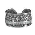 Leonardo Last Supper Jesus Ring - 925 Sterling Silver Handmade Ring