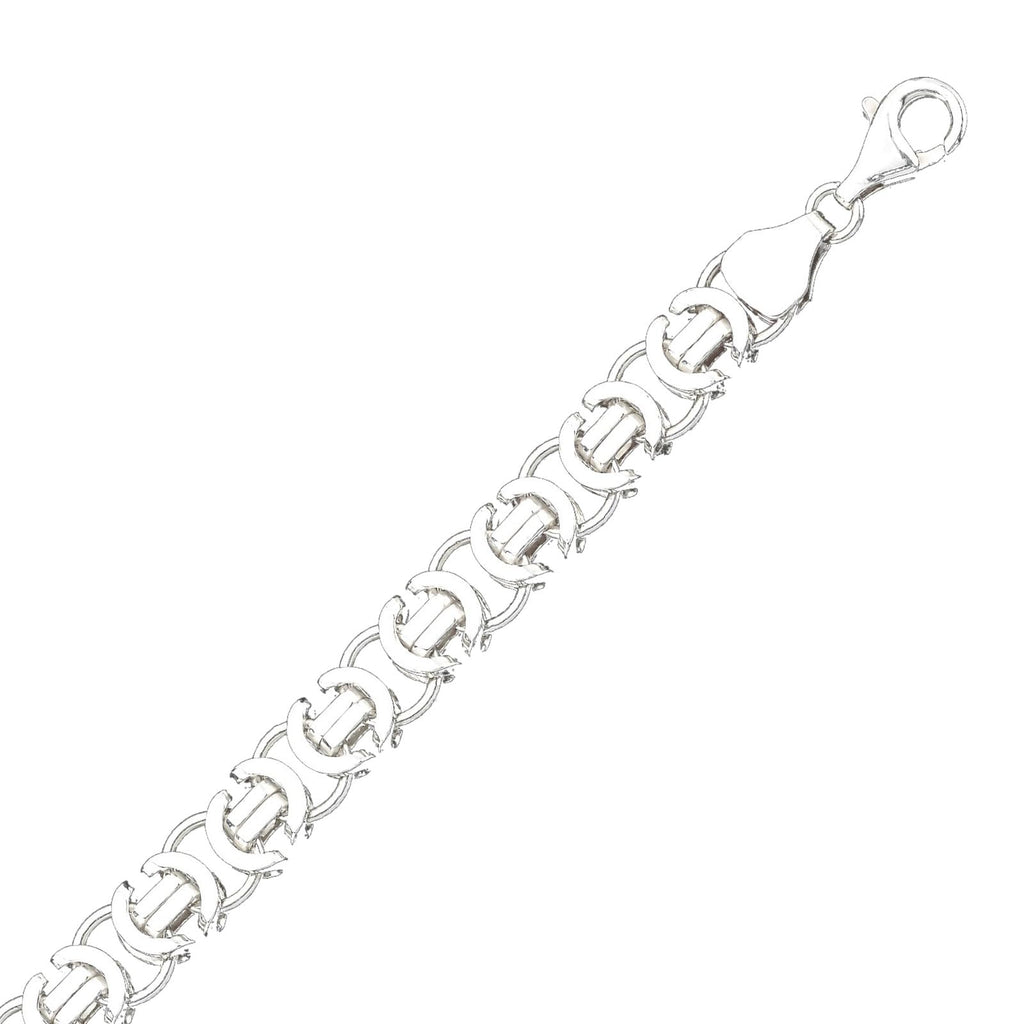 KAMBO Handmade 925 Sterling Silver Byzantine King Chain Necklace Euro Kral Design Unisex Vintage Statement Jewelry Him 1