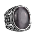 Synthetic Stone Ring, 925 Sterling Silver Ring, Designer Silver Men's Ring