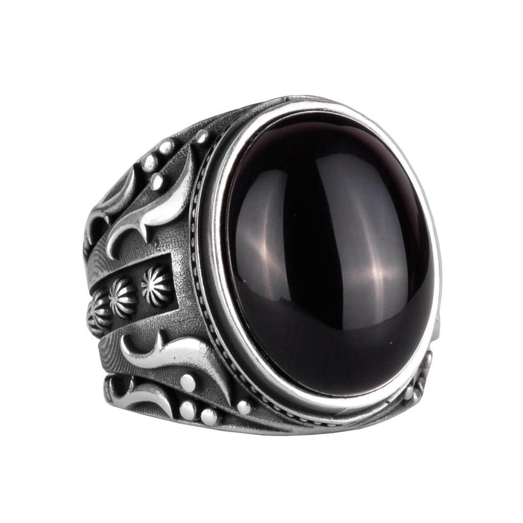 Natural Onyx Stone Ring (Model-2)