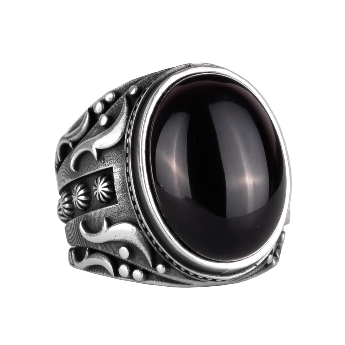 Natural Onyx Stone Ring (Model-2)