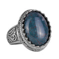 Natural Stone Ring - 925 Sterling Silver Ring (Model-3)