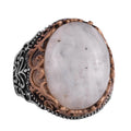 Natural Moonstone Handmade Ring - 925 Sterling Silver Ring
