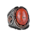 Ottoman Monogram Silver Ring