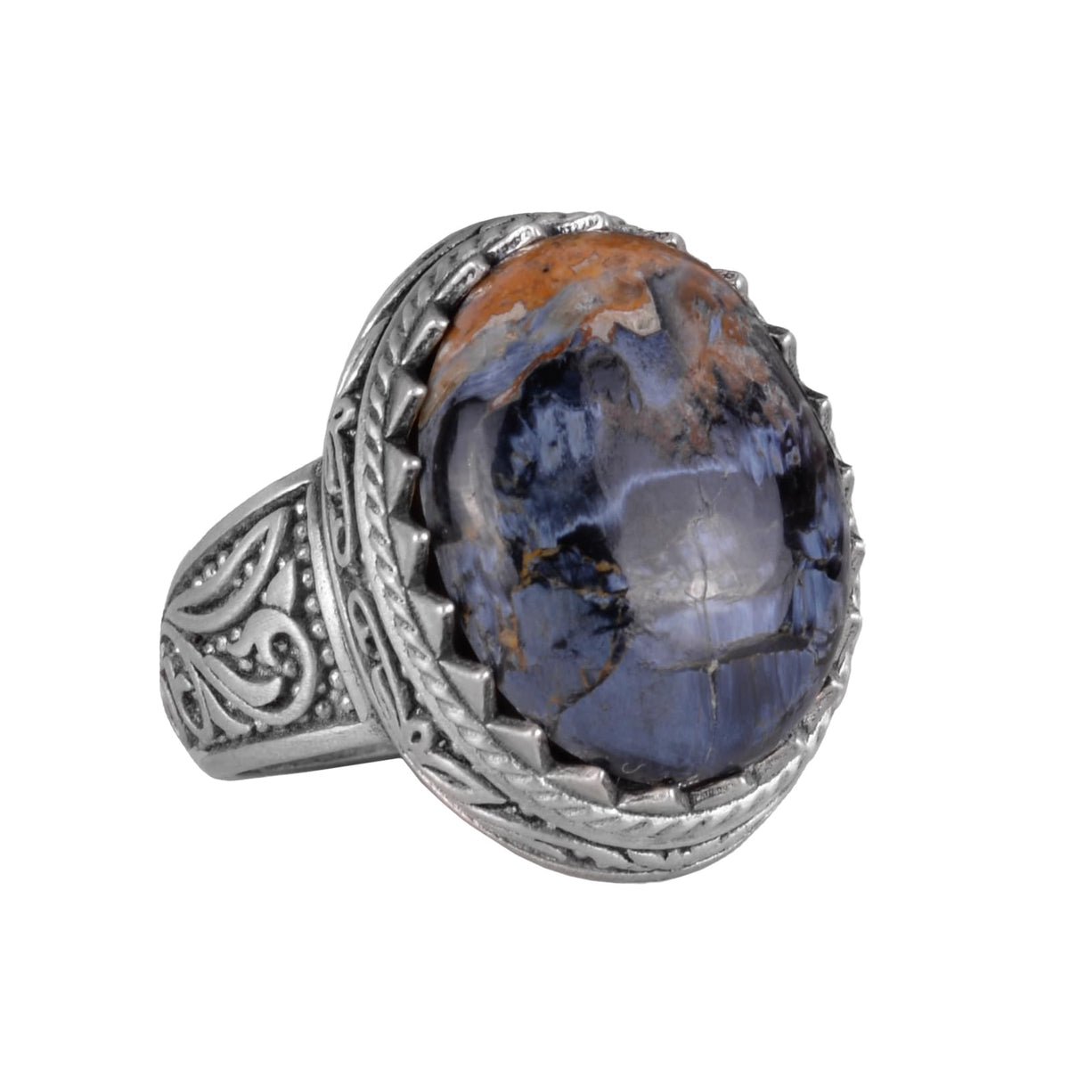 Natural Stone Ring - 925 Sterling Silver Ring