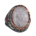 Natural Moonstone Ring - Handmade 925 Sterling Silver Ring