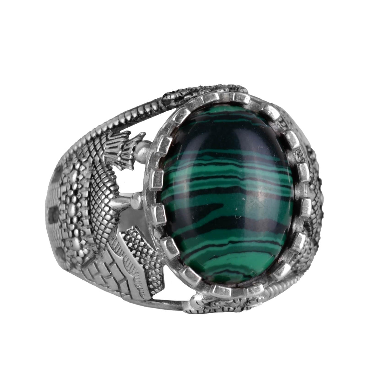 Malachite Stone Ring