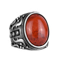 Natural Red Bloodstone Ring - 925 Sterling Silver (Model-3)