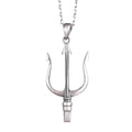 925 Sterling Silver Necklace - Warrior Necklace - Three Teeth Necklace - Greek Mythology Necklace