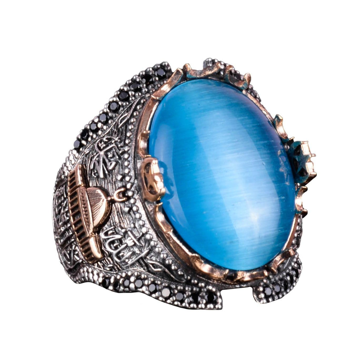 Islamic Mosque 925 Sterling Silver Men's Ring