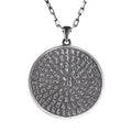 KAMBO 925 Sterling Silver Esmaül Hüsna Necklace – Islamic Jewelry Carrying Allah's 99 Names – Handmade Religious Necklace for Men or Women
