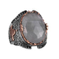 Natural Aquamarine Stone Ring
