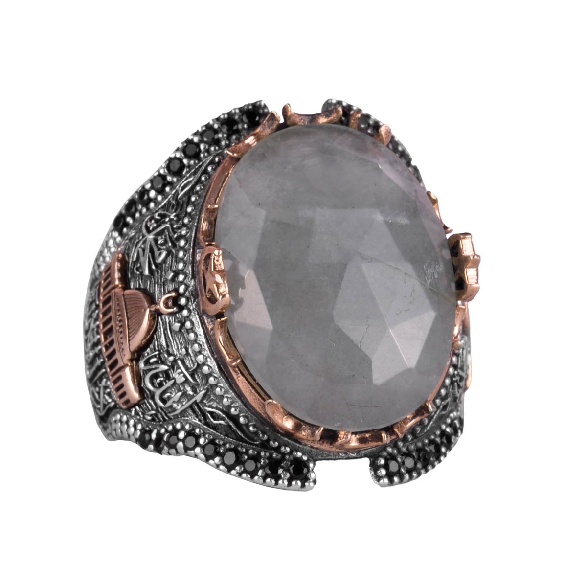 Natural Aquamarine Stone Ring