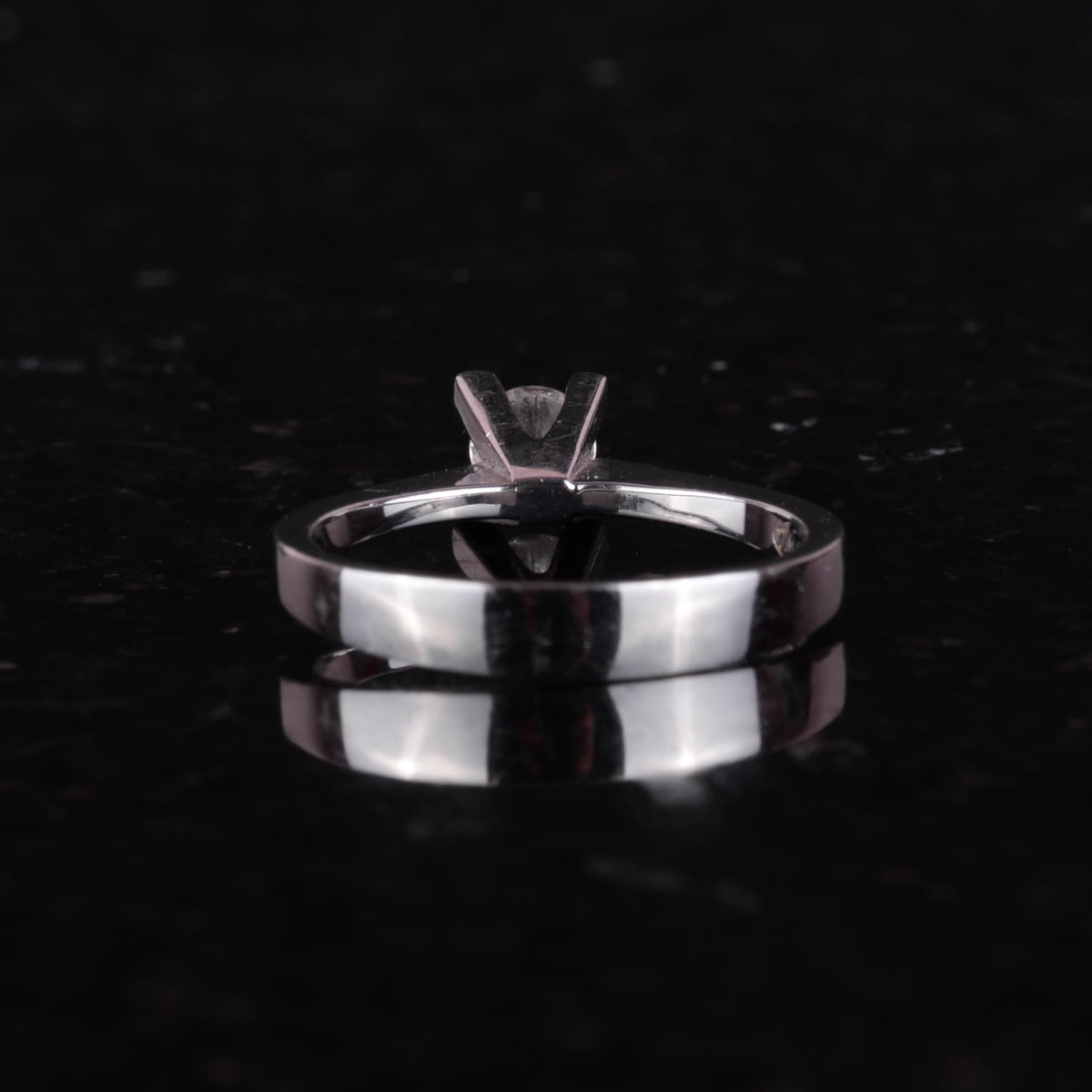 KAMBO Diamond Women's Engagement Ring - 14K White Gold Wedding Band - Elegant Wedding Band — 5