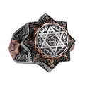 Star of David Ring, Solomon Men's Ring, 925 Sterling Silver Ring