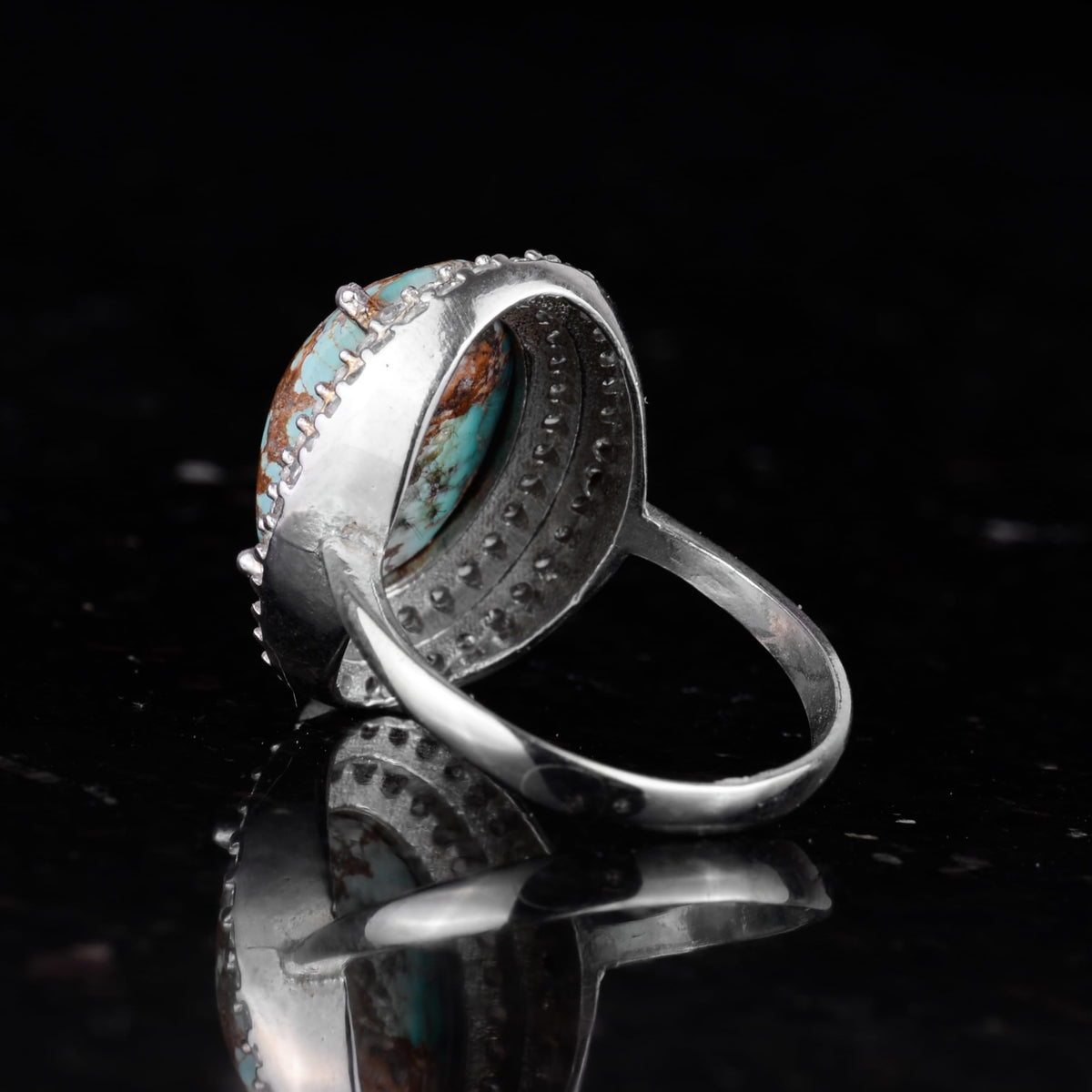 Arizona Turquoise Stone Women's Ring — 7