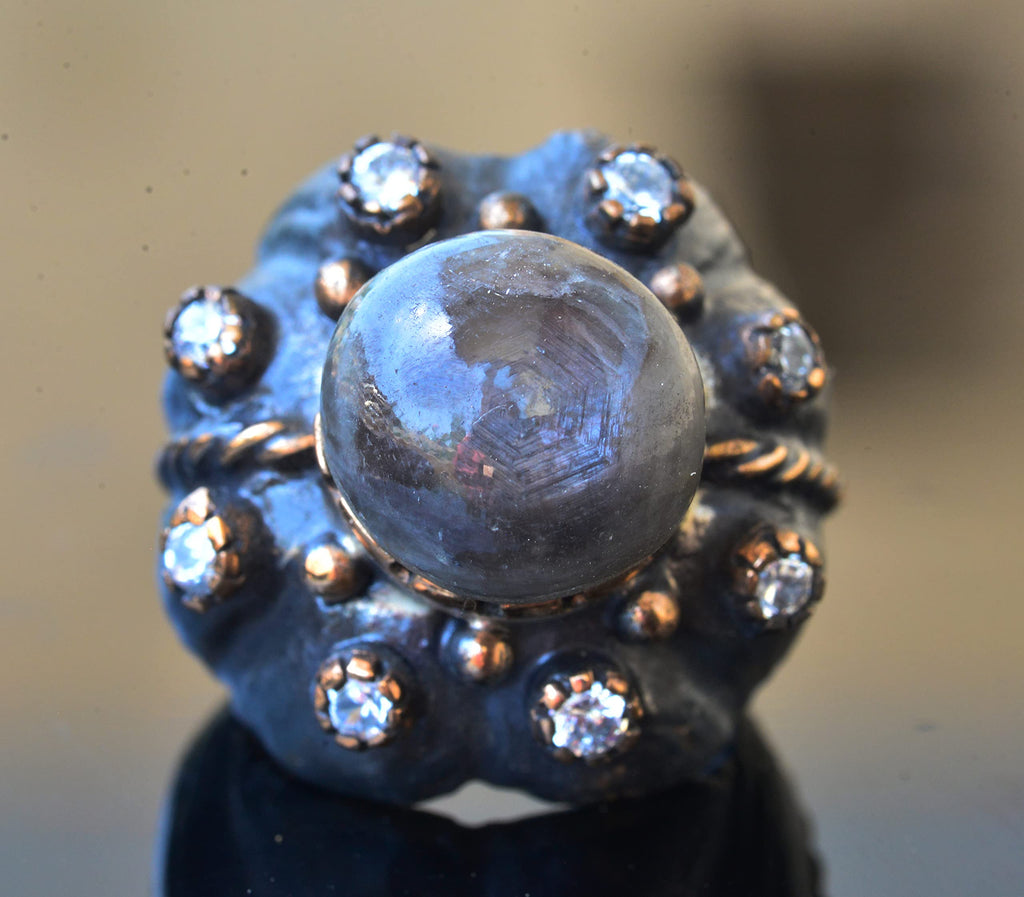Natural Star Ruby Stone, Antique Ring, 925 Sterling Silver Men's Ring, Silver Men's Accessory — 2
