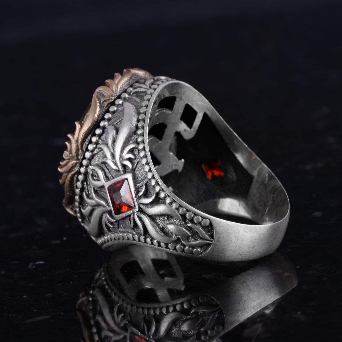 Handmade Silver Islamic Ring — 7